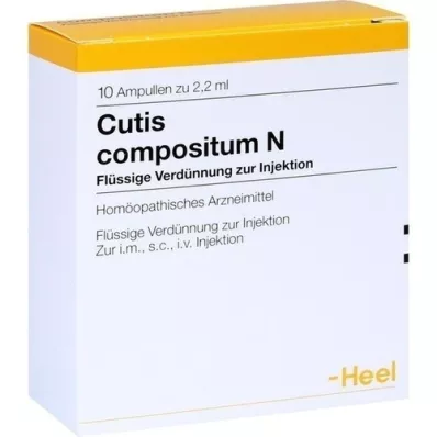 CUTIS ampolas compositum N, 10 unid CUTIS ampolas compositum N, 10 unid