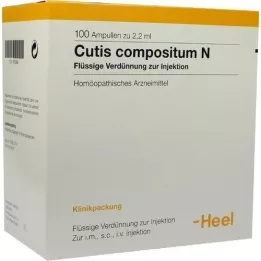 CUTIS ampolas compositum N, 100 unid