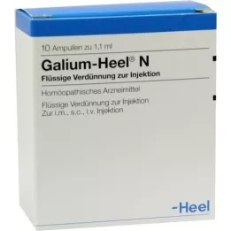 GALIUM HEEL Ampolas N, 10 unid
