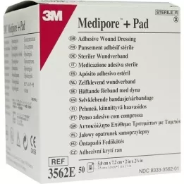 MEDIPORE Curativo estéril Plus Pad 3562E, 50 unidades