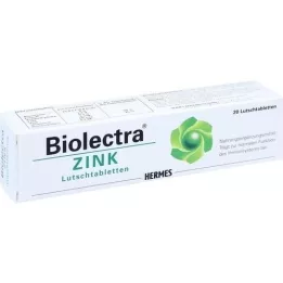 BIOLECTRA Pastilhas de zinco, 20 unidades