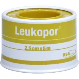 LEUKOPOR 2,5 cm x 5 m, 1 peça