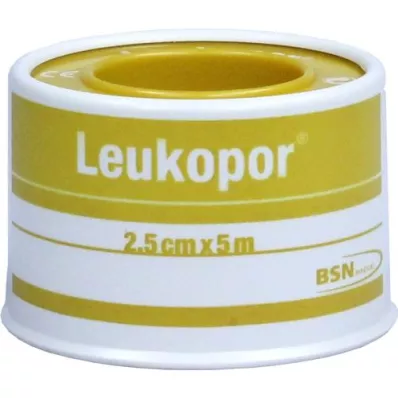 LEUKOPOR 2,5 cm x 5 m, 1 peça
