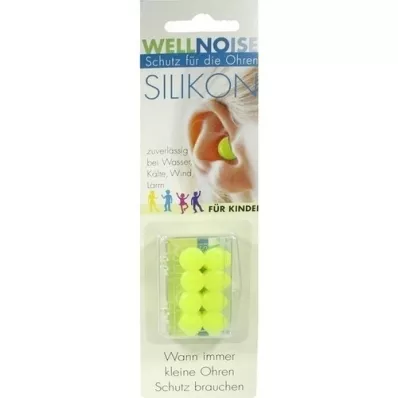 WELLNOISE Tampões auriculares para crianças blister, 4X2 peças