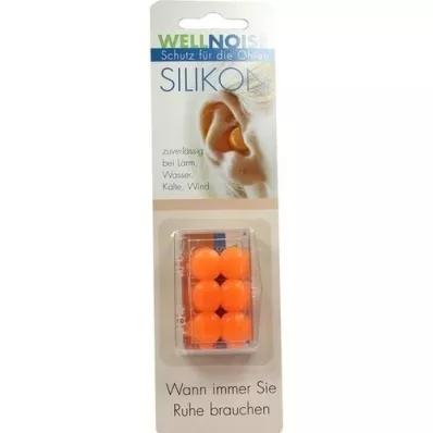 WELLNOISE Protetores auriculares blister laranja, 3X2 unidades WELLNOISE Protetores auriculares blister laranja, 3X2 unidades