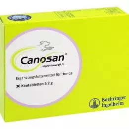 CANOSAN Comprimidos mastigáveis vet., 30 unid