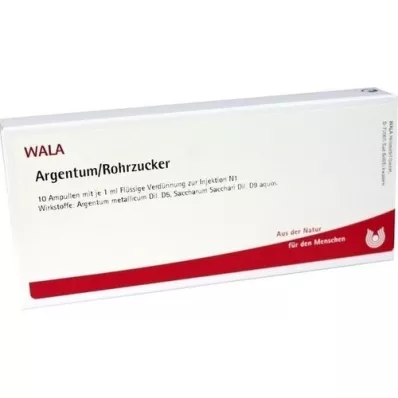 ARGENTUM/ROHRZUCKER Ampolas, 10X1 ml ARGENTUM/ROHRZUCKER Ampolas, 10X1 ml
