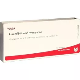 AURUM/STIBIUM/Ampolas de Hyoscyamus, 10X1 ml