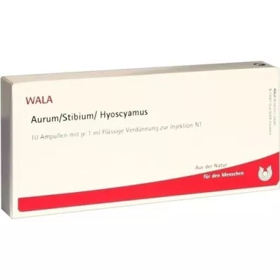 AURUM/STIBIUM/Ampolas de Hyoscyamus, 10X1 ml