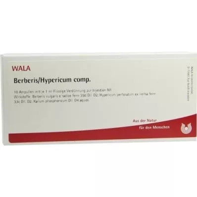BERBERIS/HYPERICUM comp. ampolas, 10X1 ml BERBERIS/HYPERICUM comp. ampolas, 10X1 ml