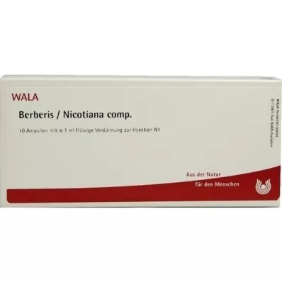 BERBERIS/NICOTIANA comp. ampolas, 10X1 ml
