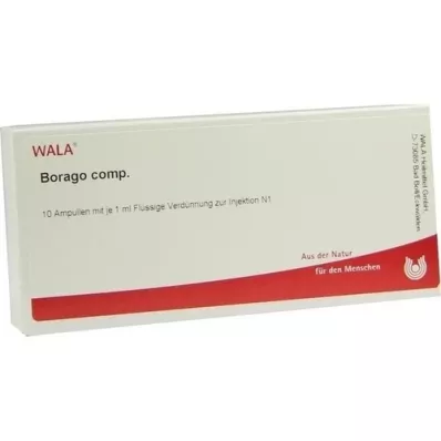 BORAGO COMP.Ampolas, 10X1 ml