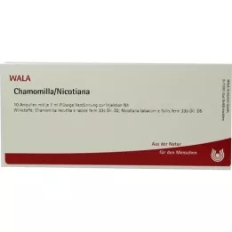 CHAMOMILLA/NICOTIANA Ampolas, 10X1 ml