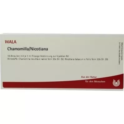 CHAMOMILLA/NICOTIANA Ampolas, 10X1 ml CHAMOMILLA/NICOTIANA Ampolas, 10X1 ml