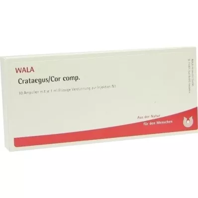 CRATAEGUS COR comp. ampolas, 10X1 ml CRATAEGUS COR comp. ampolas, 10X1 ml