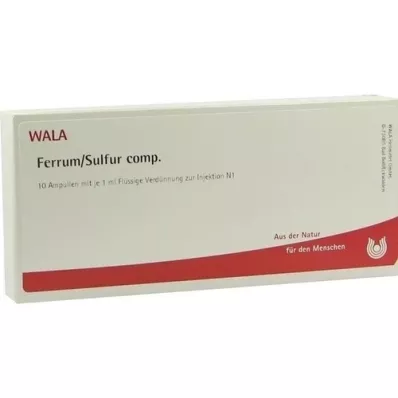FERRUM SULFUR comp. ampolas, 10X1 ml FERRUM SULFUR comp. ampolas, 10X1 ml