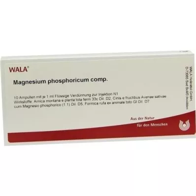 MAGNESIUM PHOSPHORICUM COMP.Ampolas, 10X1 ml