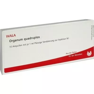 ORGANUM ampolas quádruplas, 10X1 ml ORGANUM ampolas quádruplas, 10X1 ml
