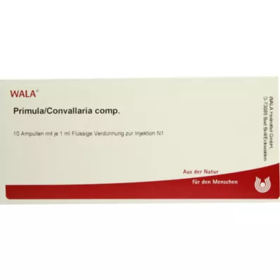 PRIMULA/CONVALLARIA comp. ampolas, 10X1 ml PRIMULA/CONVALLARIA comp. ampolas, 10X1 ml
