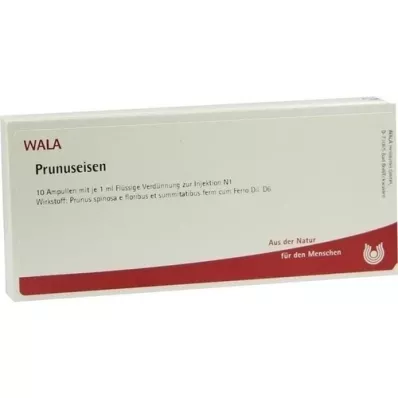 PRUNUSEISEN Ampolas, 10X1 ml