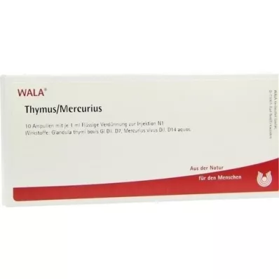 THYMUS/MERCURIUS Ampolas, 10X1 ml THYMUS/MERCURIUS Ampolas, 10X1 ml