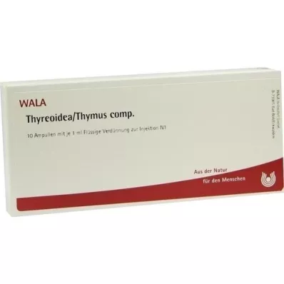 THYREOIDEA/Timo comp. Ampolas, 10X1 ml THYREOIDEA/Timo comp. Ampolas, 10X1 ml