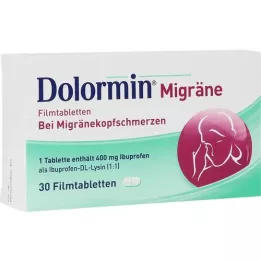 DOLORMIN Comprimidos revestidos por película para enxaqueca, 30 unidades