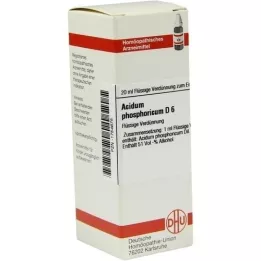 ACIDUM PHOSPHORICUM Diluição D 6, 20 ml