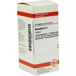 ACONITUM D 4 comprimidos, 80 unidades