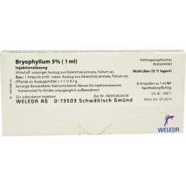 BRYOPHYLLUM solução injetável a 5%, 1 ml, 8X1 ml