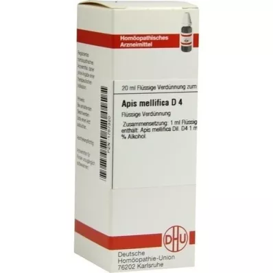 APIS MELLIFICA Diluição D4, 20 ml APIS MELLIFICA Diluição D4, 20 ml