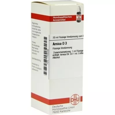 ARNICA Diluição D3, 20 ml ARNICA Diluição D3, 20 ml