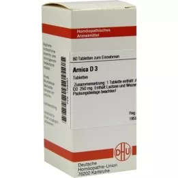 ARNICA D 3 comprimidos, 80 unidades