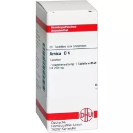 ARNICA D 4 comprimidos, 80 unidades