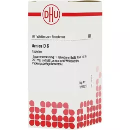 ARNICA D 6 comprimidos, 80 unidades