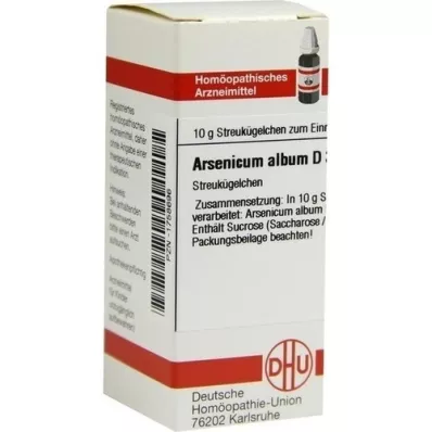 ARSENICUM ALBUM D 30 glóbulos, 10 g ARSENICUM ALBUM D 30 glóbulos, 10 g