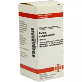 BARIUM CARBONICUM D 6 comprimidos, 80 unidades