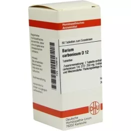 BARIUM CARBONICUM D 12 comprimidos, 80 unidades