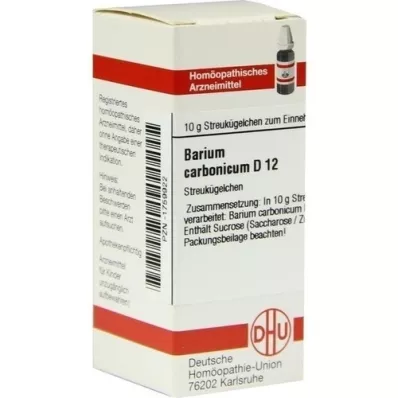 BARIUM CARBONICUM D 12 glóbulos, 10 g