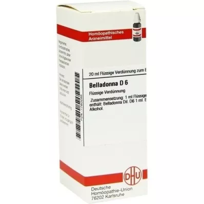 BELLADONNA Diluição D 6, 20 ml BELLADONNA Diluição D 6, 20 ml