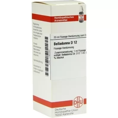 BELLADONNA Diluição D 12, 20 ml BELLADONNA Diluição D 12, 20 ml