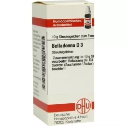 BELLADONNA D 3 glóbulos, 10 g