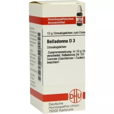 BELLADONNA D 3 glóbulos, 10 g BELLADONNA D 3 glóbulos, 10 g