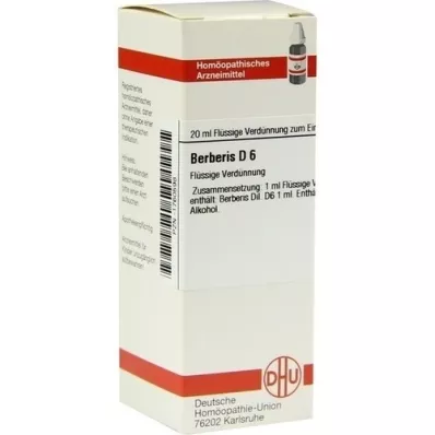 BERBERIS Diluição D 6, 20 ml