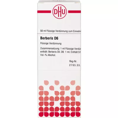 BERBERIS Diluição D 6, 50 ml