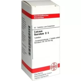 CALCIUM FLUORATUM D 6 comprimidos, 80 unidades