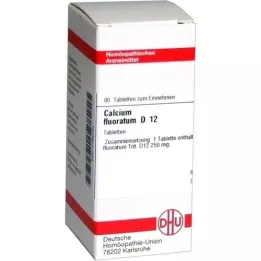 CALCIUM FLUORATUM D 12 comprimidos, 80 unidades