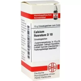 CALCIUM FLUORATUM D 10 glóbulos, 10 g