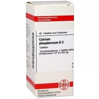 CALCIUM PHOSPHORICUM D 3 comprimidos, 80 unidades CALCIUM PHOSPHORICUM D 3 comprimidos, 80 unidades