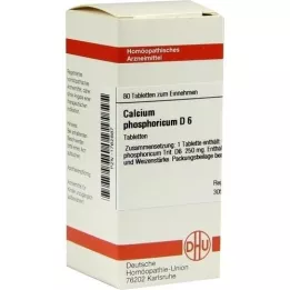 CALCIUM PHOSPHORICUM D 6 comprimidos, 80 unidades